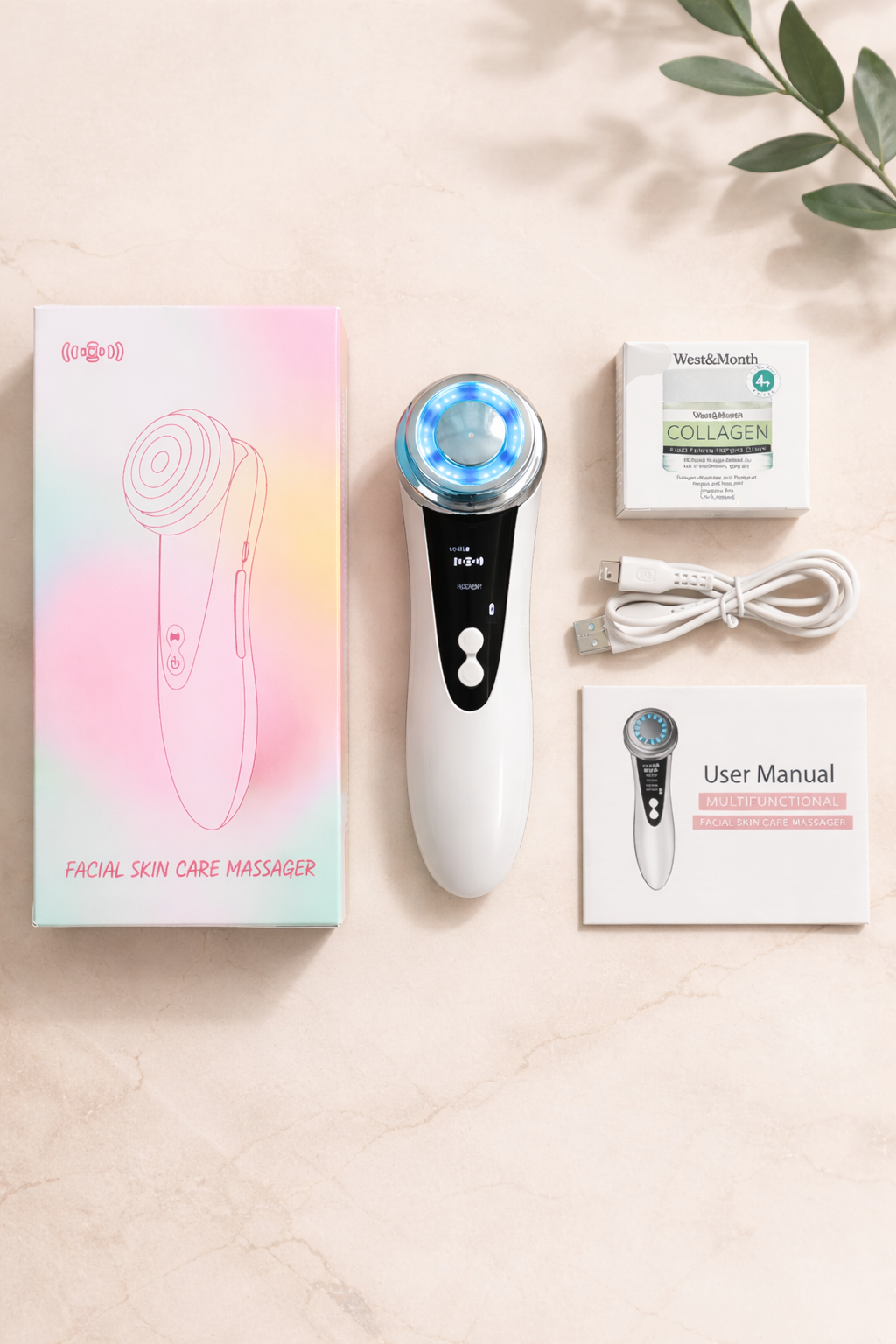 Masajeador Facial Led Terapia